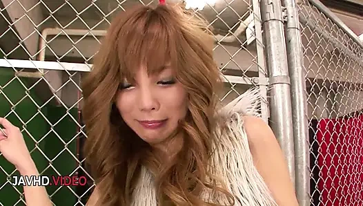 Aizawa ren'in yeni erkek arkadaşıyla ateşli orta yaşlı seksi kadın rolü - yaramaz oyunlar ve sapık zevkler bağlı!