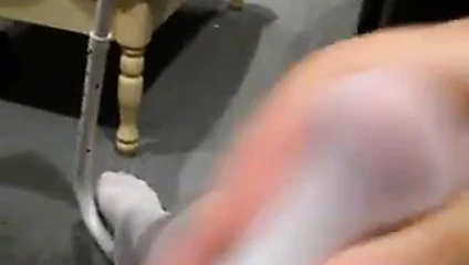 Jerking off in my friends wife's tights!