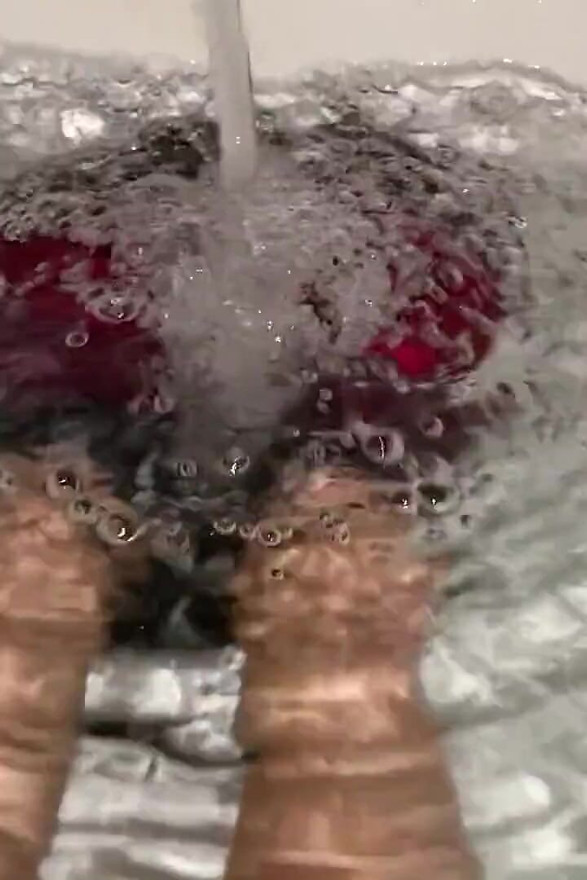 Wet Sock Fetish in Athletic Socks