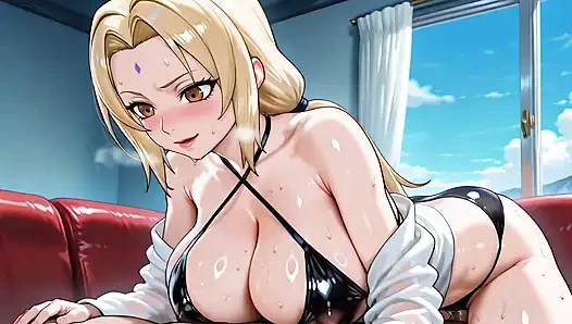 Goku - SSJ (DB) x Tsunade (Naruto)