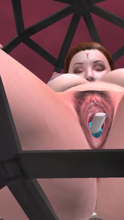 Animasyonlu 3'lü porno videosu bir kızın buz çubuğuyla mastürbasyon yaptığının güzel bir seks videosu | Klip 1