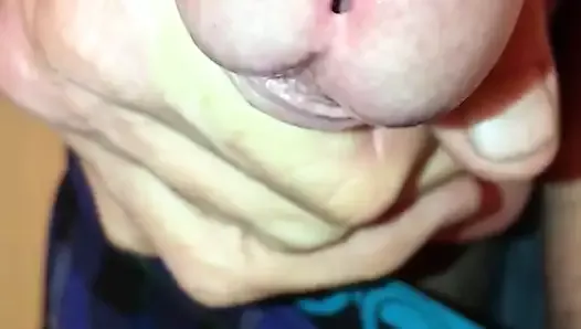 Big Cock Head Leaking Precum