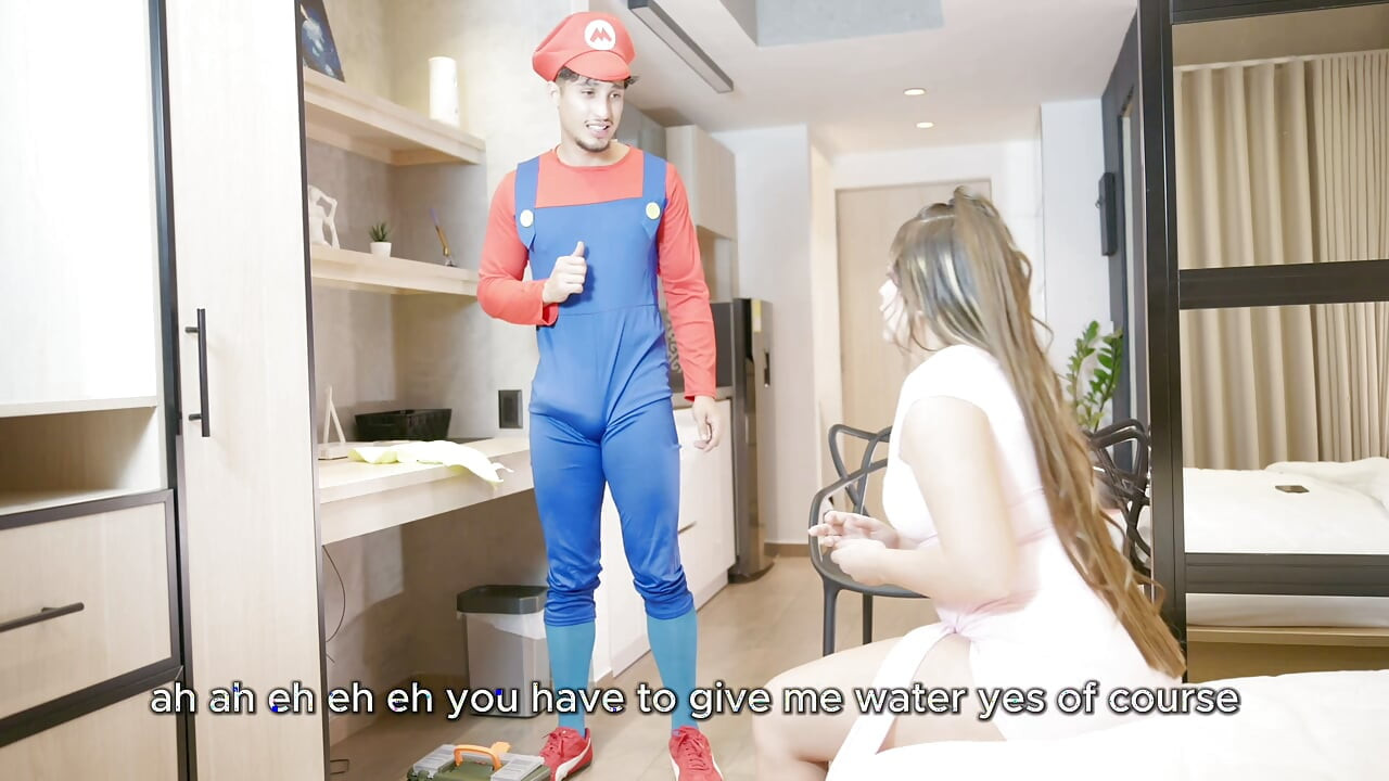 Plumber Mario Uses His Cock To Fuck Burning Pussy