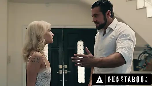 PURE TABOO миниатюрную блондинку Emma Rosie склонили потрахаться с ее отчимом ее "неверного" бойфренда!