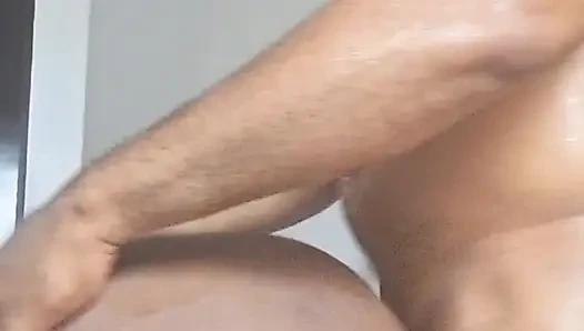 Tatlı zenci iri güzel mara egzotik kremsi sulu amcık sikişi