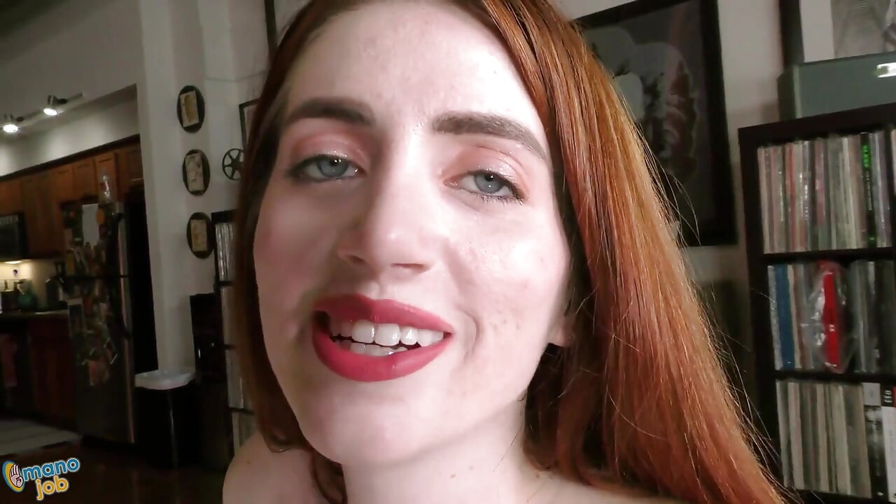 Aria Carson in cheating fiancee handjob!
