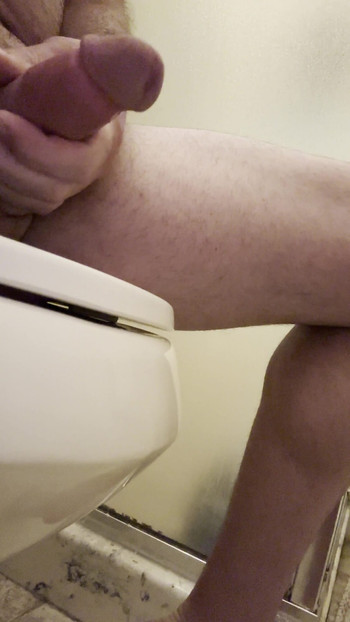 Epic moment from "Bathroom Break with My Huge Cock"