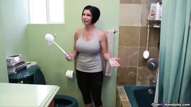Busty milf POV hanjob
