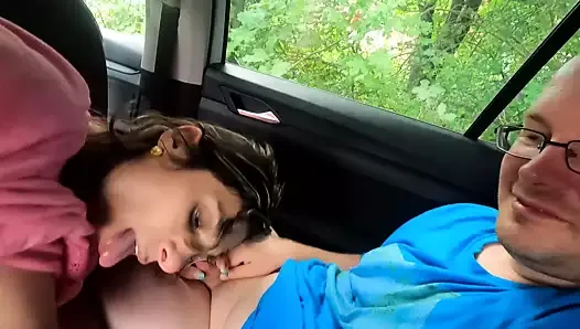 3some in the car part 2
