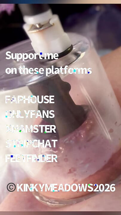 Extreme Close up Double Vacuum Pumping Ass and Pussy