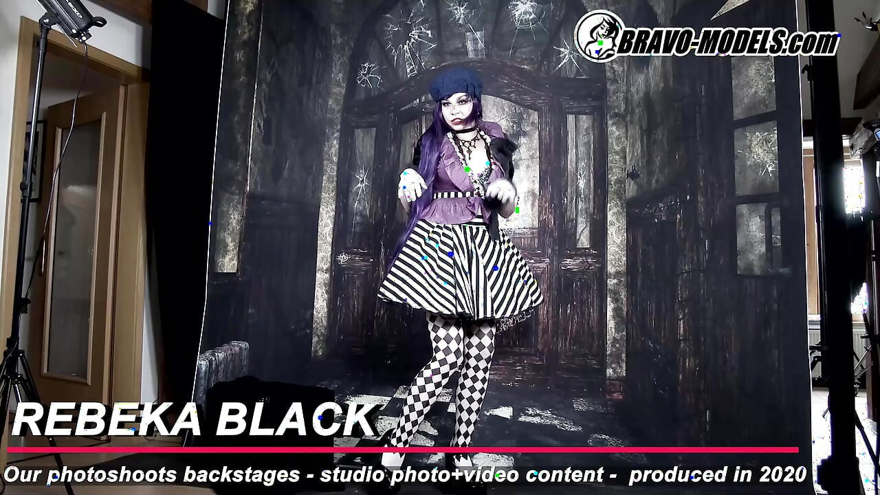 386-Backstage photoshoot Rebeka Black - Adult