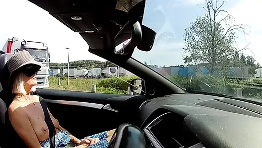 Titty Tuesday Blindfold Truck Stop Fun