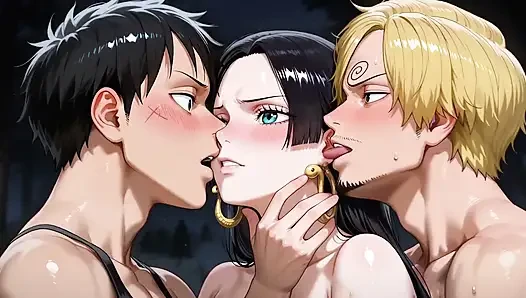 Luffy, sanji und Hancock (mmf)