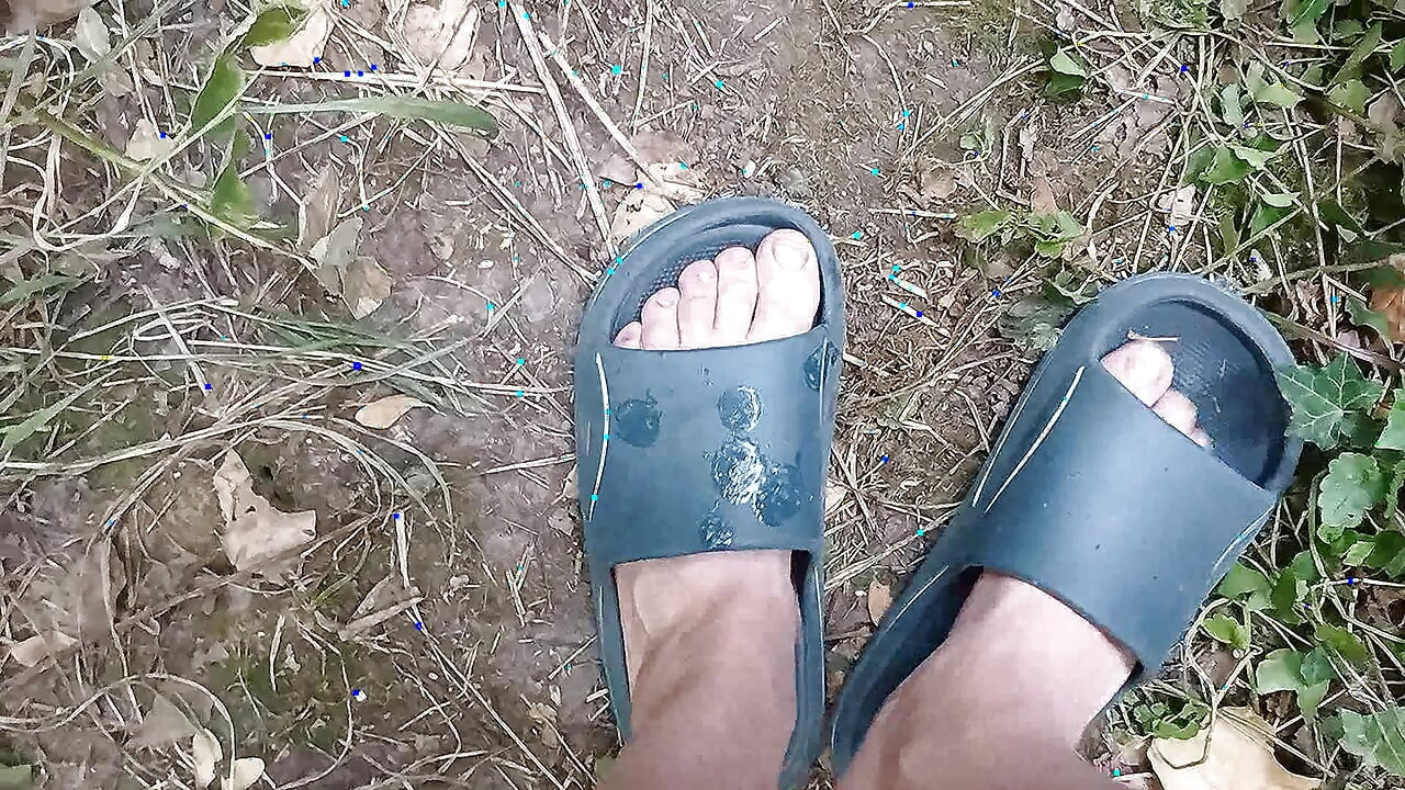 The good fat piss-drinker and wanker-sniffer of stinky socks by the river!