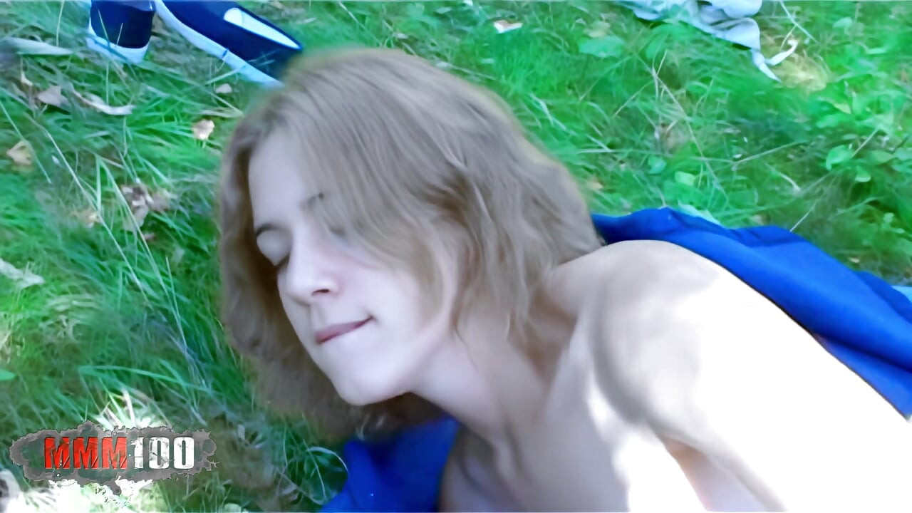 Axelle Laroche European Blonde - Hardcore Anal & Blowjob Outdoor Session