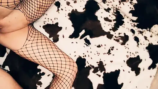 Wet pov sex with skinny wife in stockings