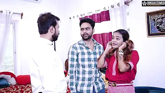 Desi Indian Hot & Sexy School Girl Fucked By Two Male Teacher hardcore Threesome ( Hindi Audio )