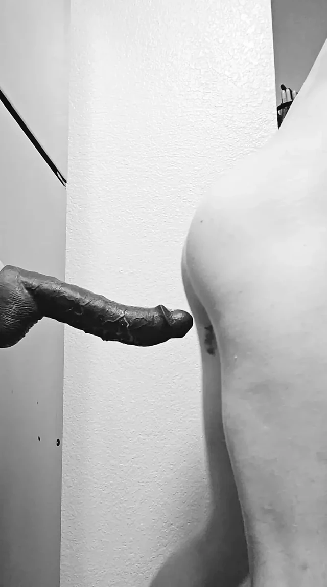 BBC toy for tight white ass