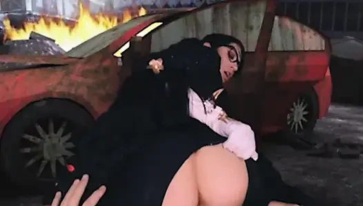 Vrcosplayx ini adalah waktunya untuk berbuat nakal sama alex coal sebagai bayonetta bagian 1