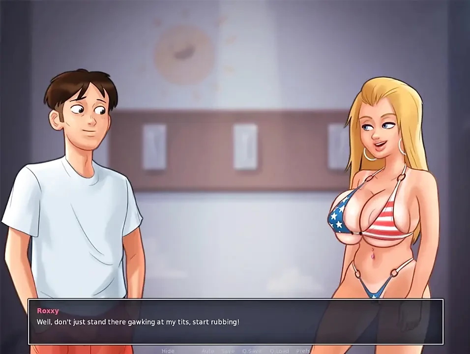 Summertime saga sex party, 3 meninas um pau - parte 177