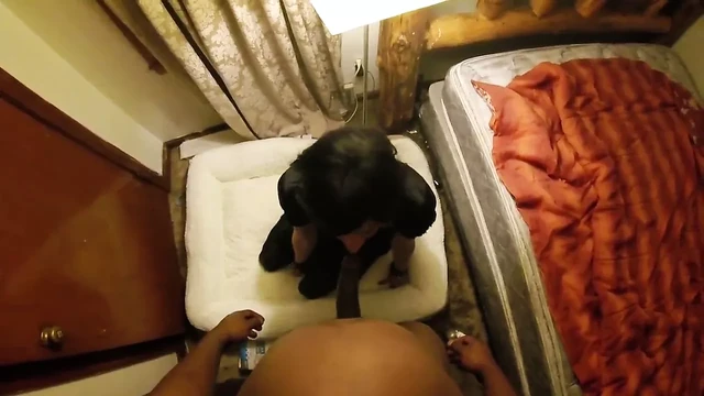 Black bare Daddy fucked his sissy slut
