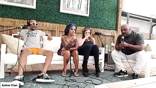 Canlı yayın yetişkin İspanyol barbie, dwayne foxx, mrflourish podcast asherclantv ile sadece sohbet ediyor