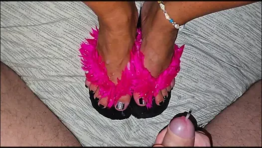 Stepmom in Flip-flops Pleases Her Stepson