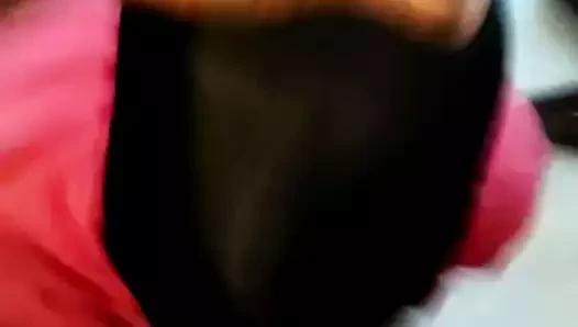 Sissy choking on a BBC