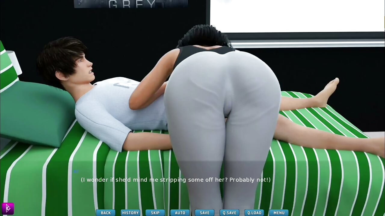 Lady deepthroats and sucks big white cock - gameplay  part 3