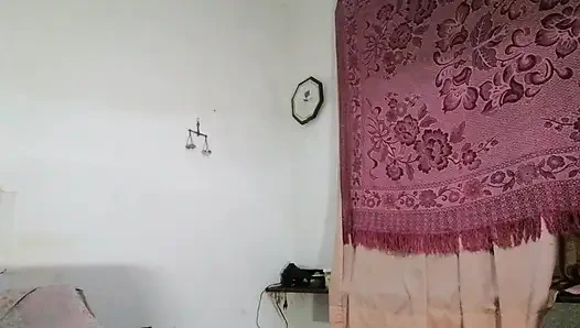 Step mother's home work with step son while husband was away