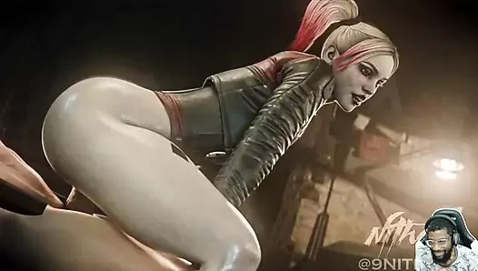 Harley Reverse Riding, Harley Gets Fucked in Her Bald Ass Pussy, Bald Pussy Silent Hill Nurse Riding