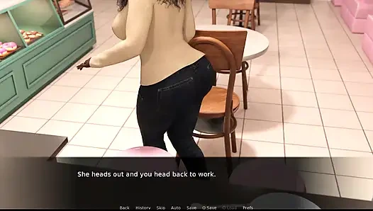 Çikolatalı pişirme 6 ive yenmiş ladesha götünü dışarı çıkarıyor ve annesine iş verdi