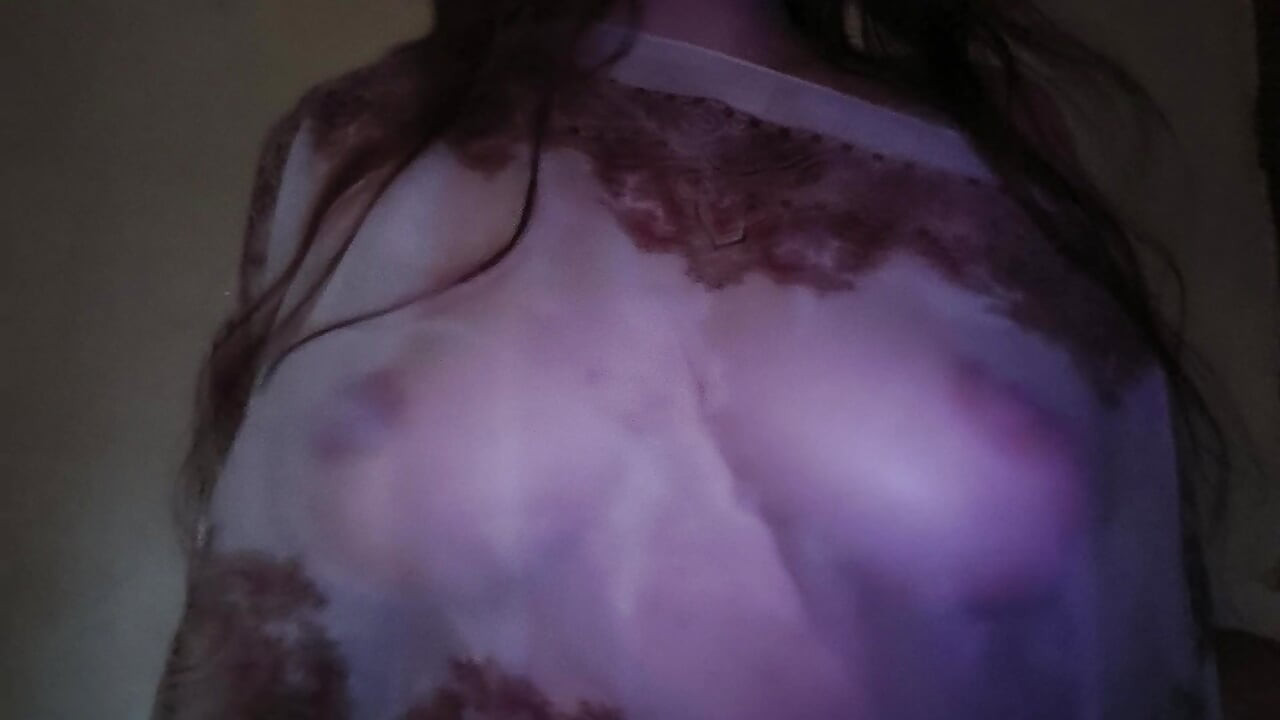 Oiled titties massage with riding session