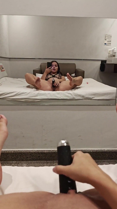 Epic moment from "Brazilian Girl Masturbates My Pussy With My Black Dildo"