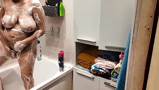 Caught My Busty Stepsister in Shower