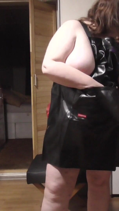 I present my new rubber apron | Clip 1