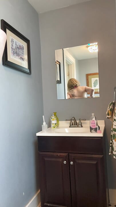 Big bikini booty