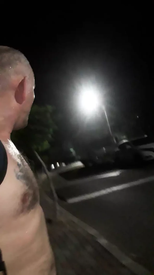 naked in the street