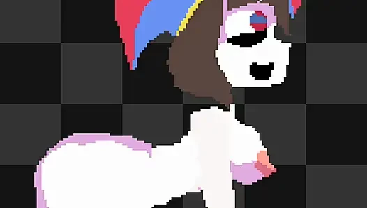 pomni pixelart timelapse
