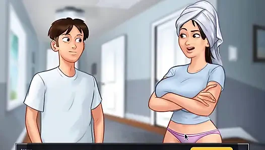 Kisah musim panas: saudara tiri dan pacar ep 144