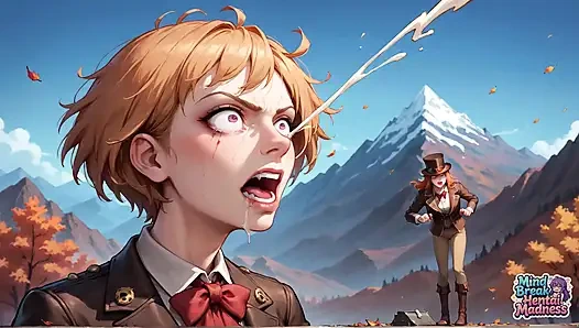 Zihin kırılması akıl çılgınlığı: süt sıçraması seks orgazmı