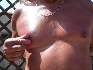 Vonny's nipples stimulation