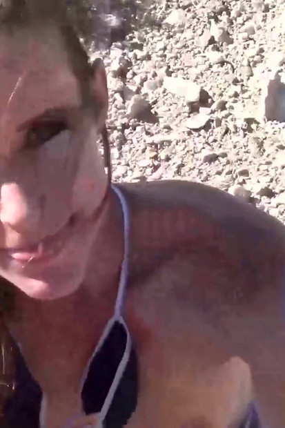 Cougar Sofie Marie tastes cum after sucking massive cock
