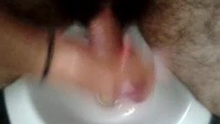 Сперма... з масляним масажем пеніса
