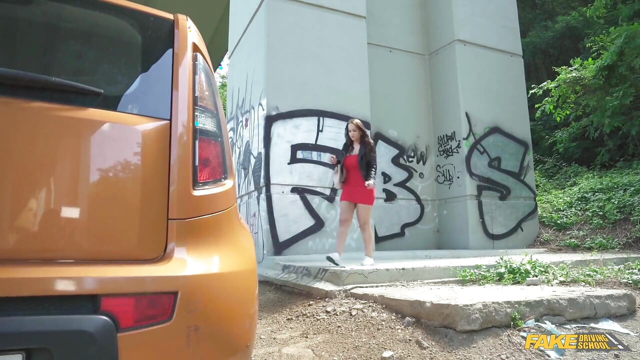 Fake Driving School - Two Hands on the Erection Yes on the Roadhead