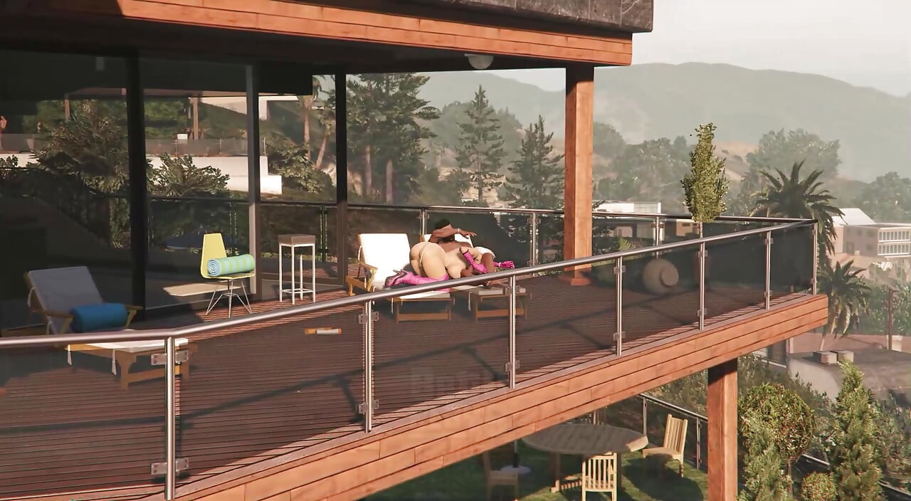 GTA V Franklin Clinton x Premium Pink Boots Lady (3D Animation) (FULL)