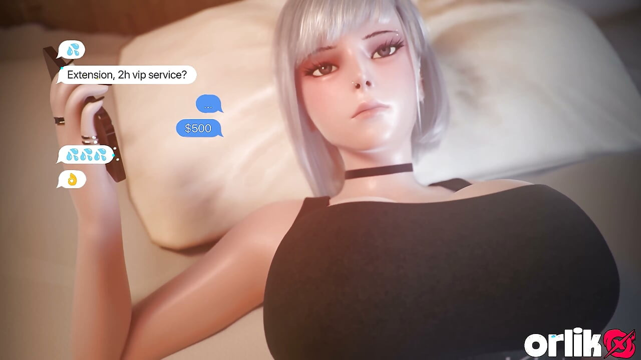 Horny Slut Lisa & Her Clients - Whore Sex 3D Animation