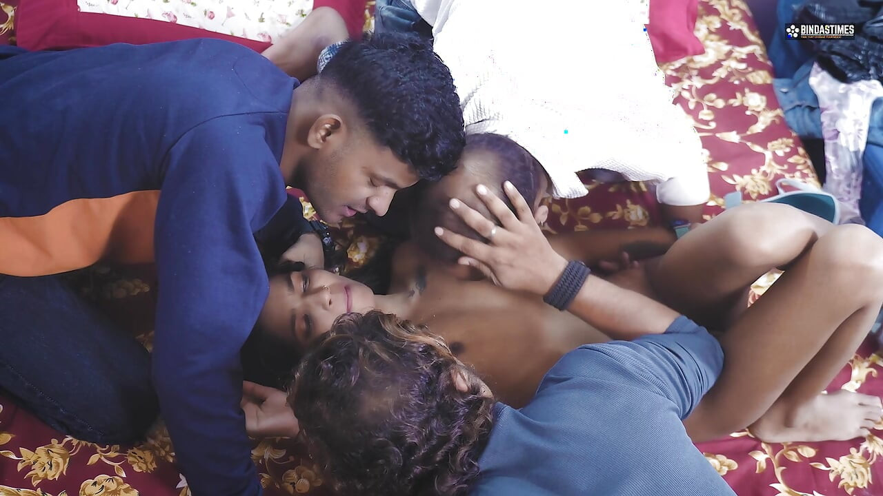 Desi Young and Horny Step Sister wants GangBang Multiple Cumshots on Her Face by Her All Step Brothers ( Hindi Audio )