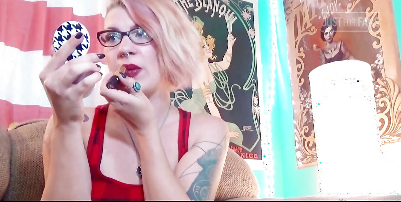 Deep Red Lips