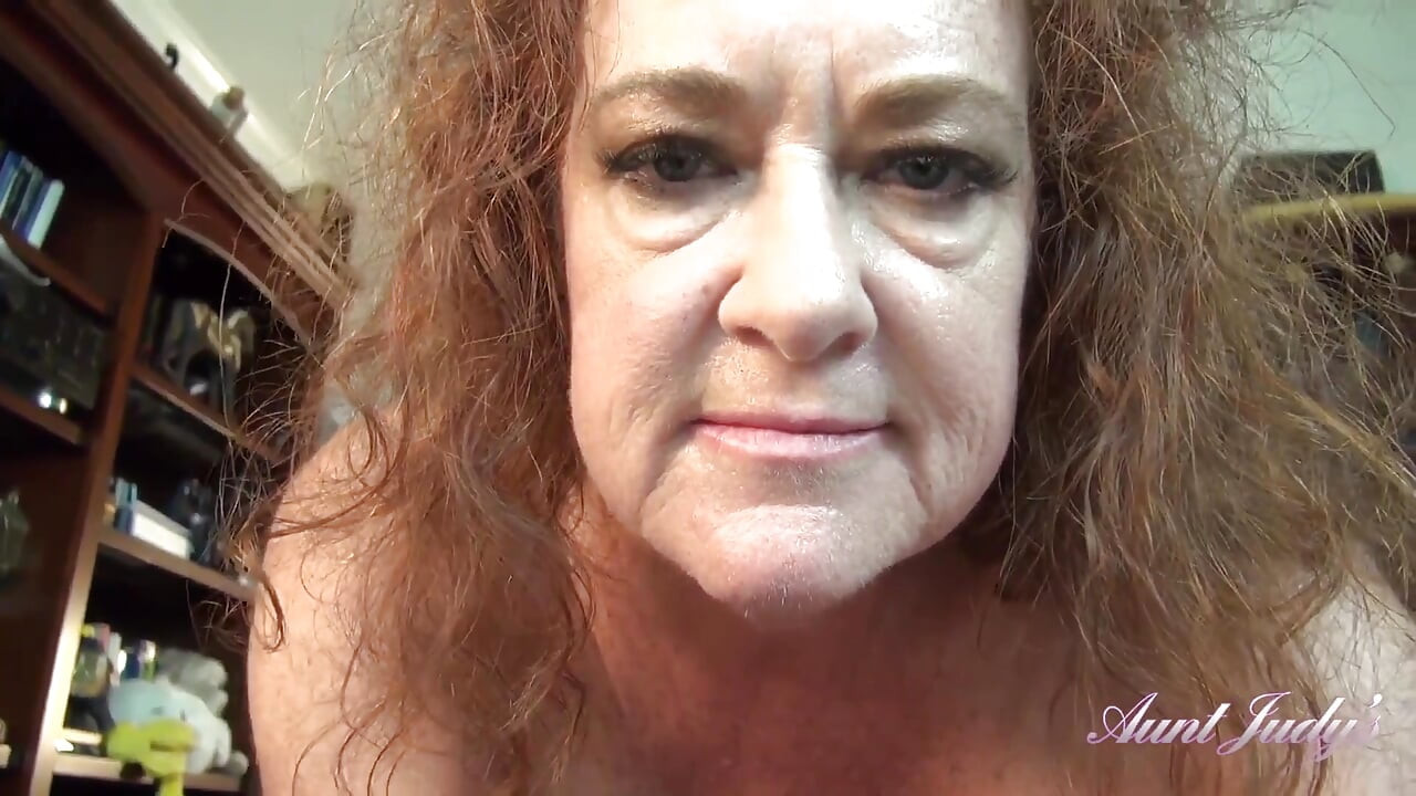 Auntjudys - Your Horny Mature Step-aunt Ms. Ginger Catches You Masturbating (pov)